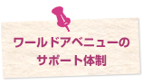 ワールドアベニューの高校留学サポート内容